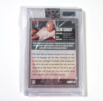 2024 Complex Eminem GAS CRACKED SLIM SHADY BASE CARD